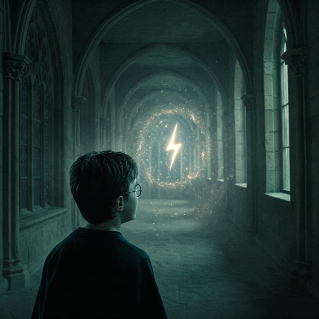 Harry Potter Prophecy young wizard in divination magic Hogwarts mysteries Harry Potter book secrets.