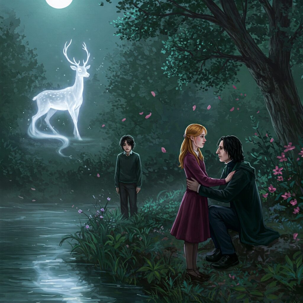 Harry Potter Pensieve Snape magical memories wizarding world magic Hogwarts mysteries.