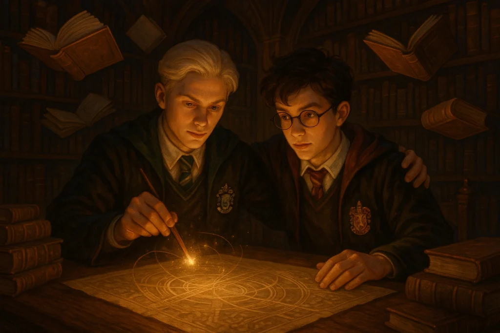 Albus Potter and Scorpius Malfoy bonding in Harry Potter Cursed Child play