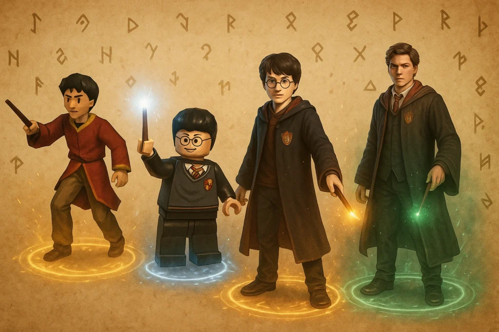 Evolution of Harry Potter video games from classic to Hogwarts Legacy