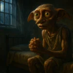 Dobby’s warning to Harry Potter at Privet Drive, the house-elf pleading in moonlight.
